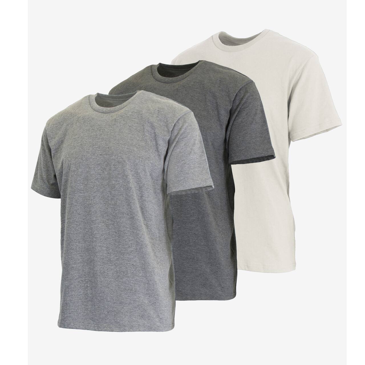 Galaxy by Harvic Men's Short Sleeve Crew Neck Classic T-Shirt 3 Pack